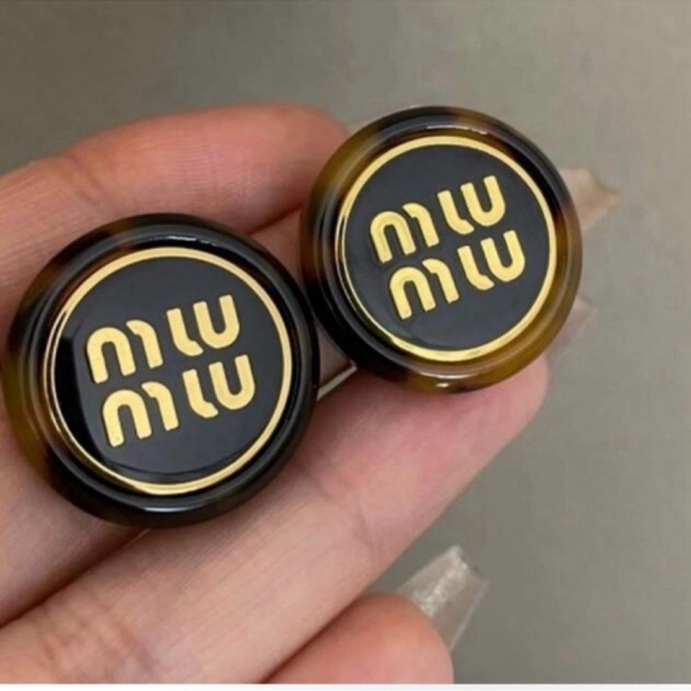 Miu Tortoiseshell Earrings